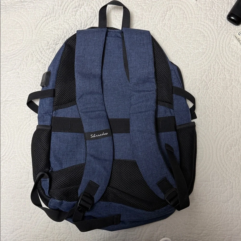 Shrradoo Stylish Blue Backpack for Men